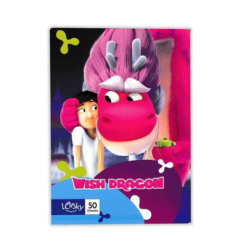 دفتر مشق 50 برگ لوکی طرح فانتزی