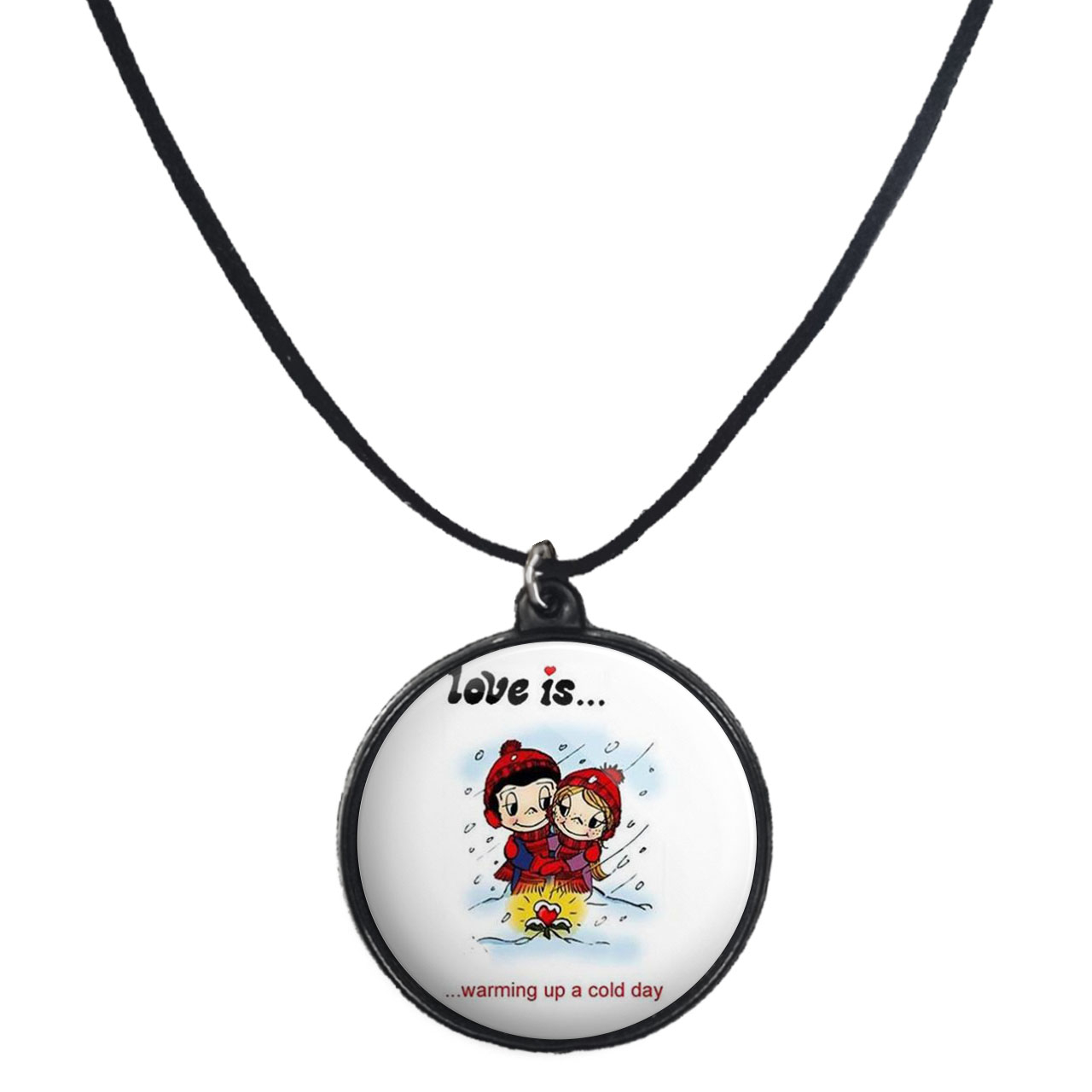 گردنبند پرمانه طرح عاشقانه کد pmb.5681 مدل دو طرفه