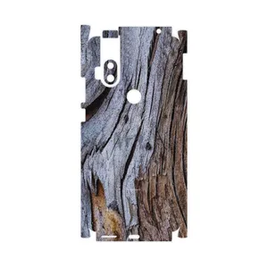 MAHOOT Wood Texture 7-FullSkin Cover Sticker for Motorola One Hyper
