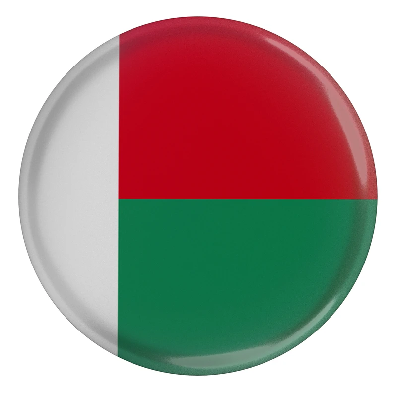 مگنت طرح پرچم کشور ماداگاسکار مدل S12382 
