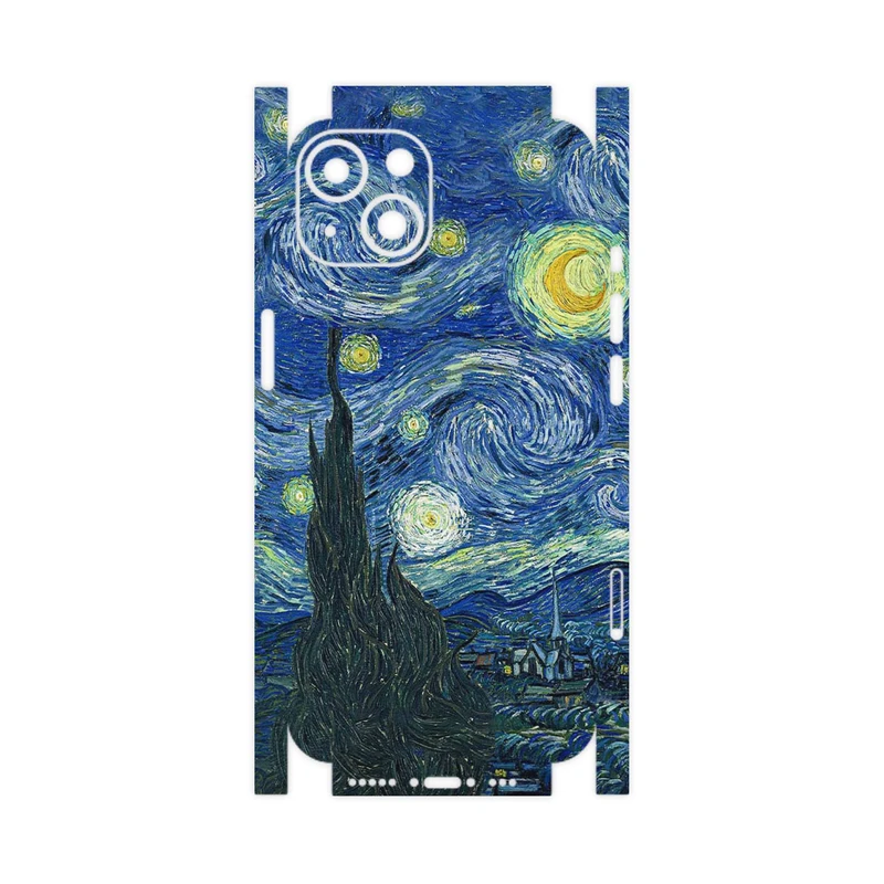 برچسب پوششی ماهوت مدل The Starry Night of van Gogh-FullSkin مناسب برای گوشی موبایل اپل iPhone 13