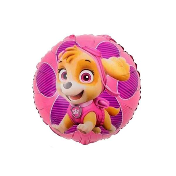 بادکنک فویلی طرح سگ نگهبان دختر مدل skye