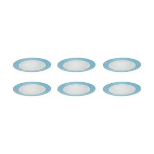 پیش دستی چینی زرین ایران سری ایتالیا اف مدل آسمان بسته 6 عددی 