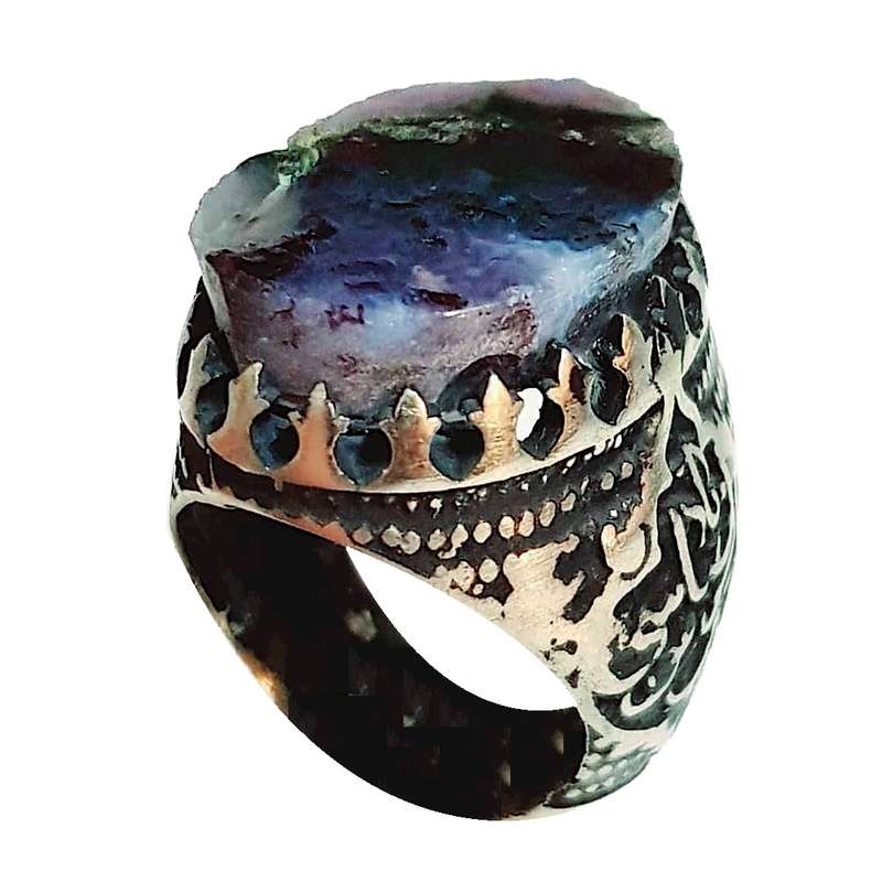 انگشتر نقره مردانه مدل شجر درختی قائنات کد SDG1