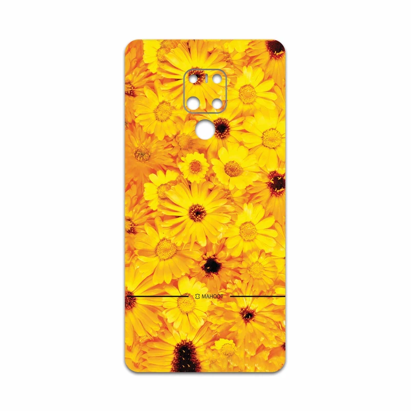 برچسب پوششی ماهوت مدل Yellow-Flower مناسب برای گوشی موبایل هوآوی Mate 20 X