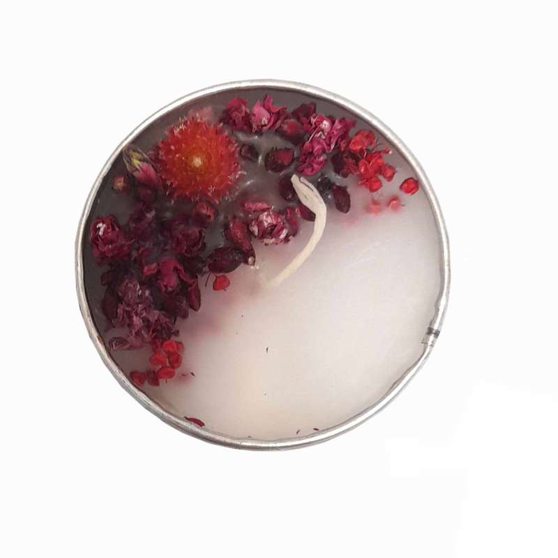 شمع دست ساز مدل قوطی کد 018