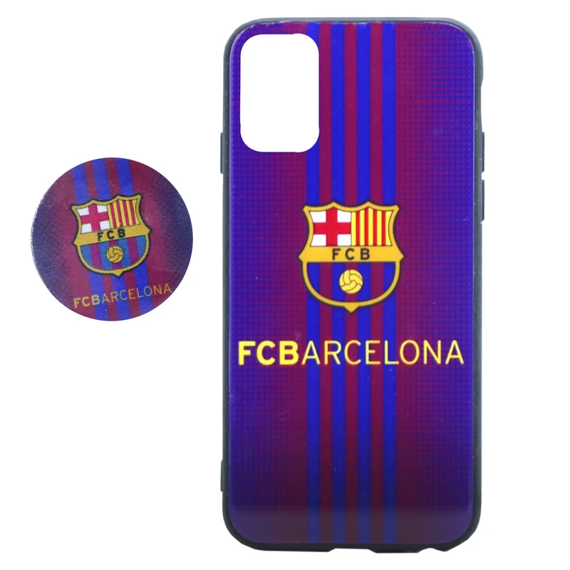 کاور طرح FCB مدل POK_01 مناسب برای گوشی موبایل سامسونگ GALAXY A71 به همراه پایه نگهدارنده