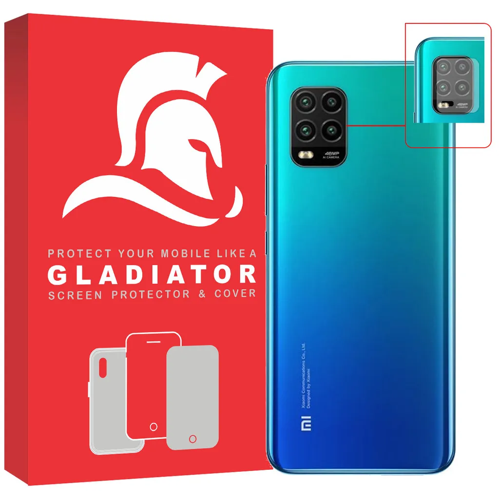 محافظ لنز دوربین گلادیاتور مدل GCX1000 مناسب برای گوشی موبایل شیائومی Mi 10 Lite