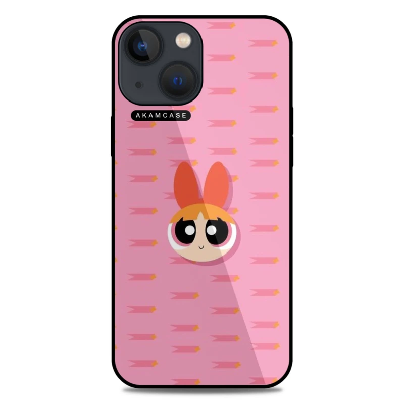 کاور آکام مدل AMCWA13M-POWERPUFF GIRLS-6 مناسب برای گوشی موبایل اپل iPhone 13 Mini