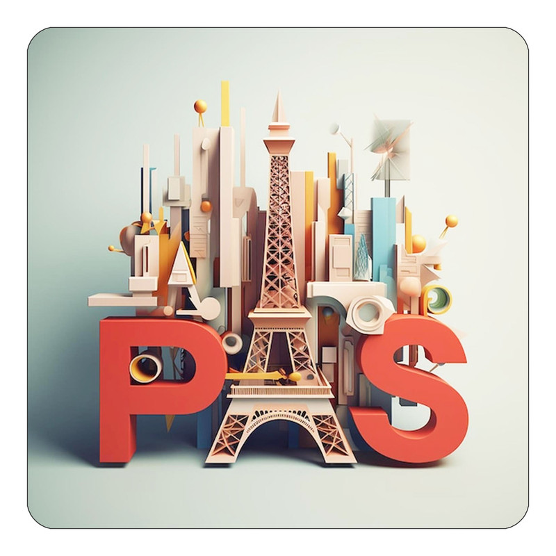 مگنت کاکتی طرح پاریس Paris مدل mp55283
