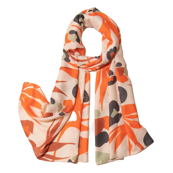 شال زنانه مدل نخ ابریشم بهاری طرح فانتزی جدید کد ana-1809