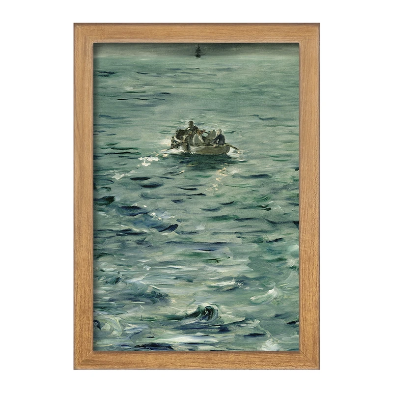 تابلو خندالو مدل نقاشی فرار روشفور اثر ادوار مانه کد F12416