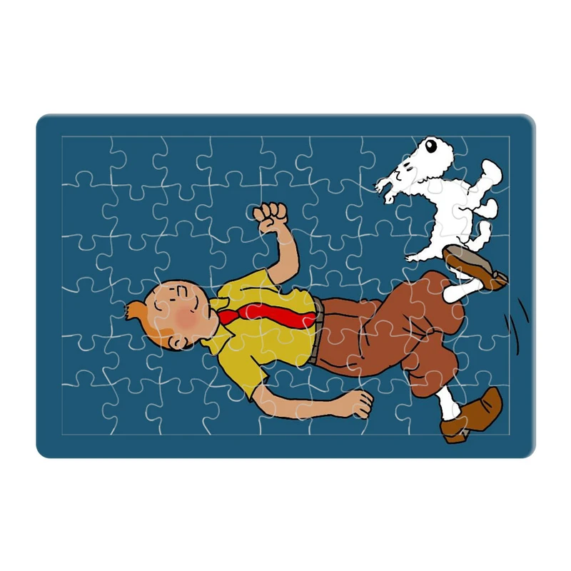 پازل 54 تکه هومرو مدل PL522 طرح انیمیشن ماجراهای تین تین