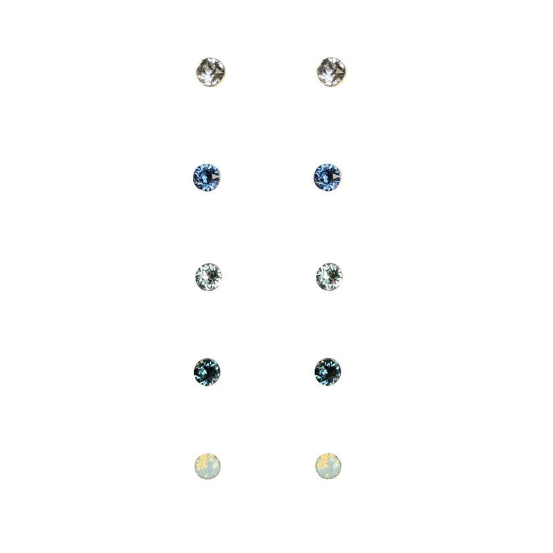 گوشواره زنانه اکسسورایز مدل AE1254-016 مجموعه 5 عددی