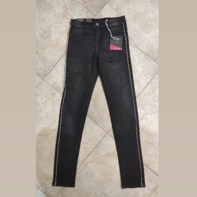 شلوار جین زنانه اسمارا مدل بغل نواردار 2024 - - 6