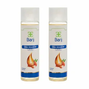 روغن بدن و مو باریج اسانس مدل بادام تلخ حجم 30 میلی لیتر بسته 2 عددی