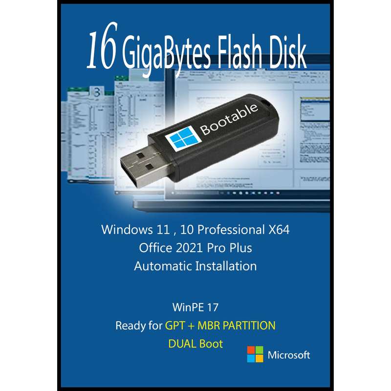 سیستم عامل Windows 11 10 - Office 2021 In 1 ISO نشر مایکروسافت