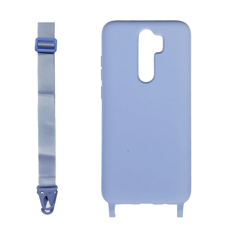 کاور مدل سیلیکونی کد MS مناسب برای گوشی موبایل شیائومی Redmi Note 8 Pro به همراه بند گردنی