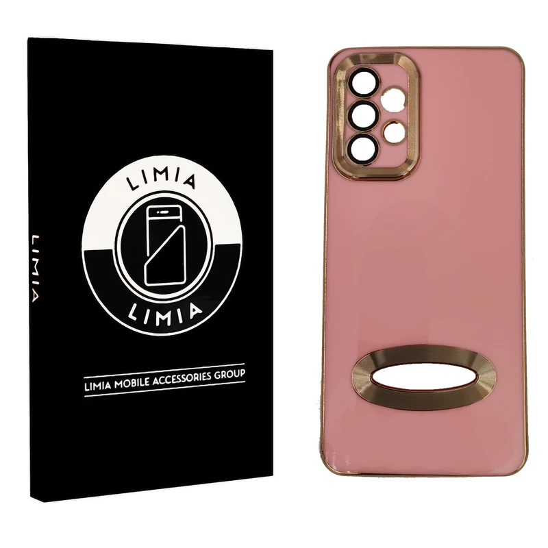 کاور لیمیا مدل کلاسیک لنزدار ژله ای طرح الکترورینگ مناسب برای گوشی موبایل سامسونگ Galaxy A73