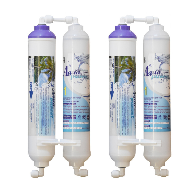 فیلتر تصفیه آب یخچال و فریزر آکوا پیورست مدل ALKALINE PP 2500G مجموعه 4 عددی