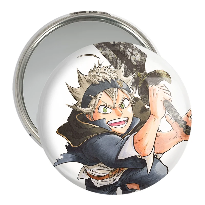 آینه جیبی خندالو مدل آستا انیمه بلک کلاور کد 11725