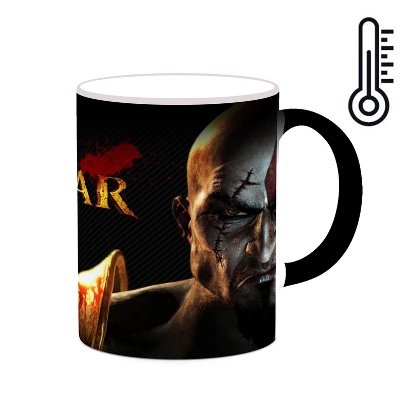 ماگ حرارتی کاکتی طرح گاد آف وار God Of War مدل mgh40770