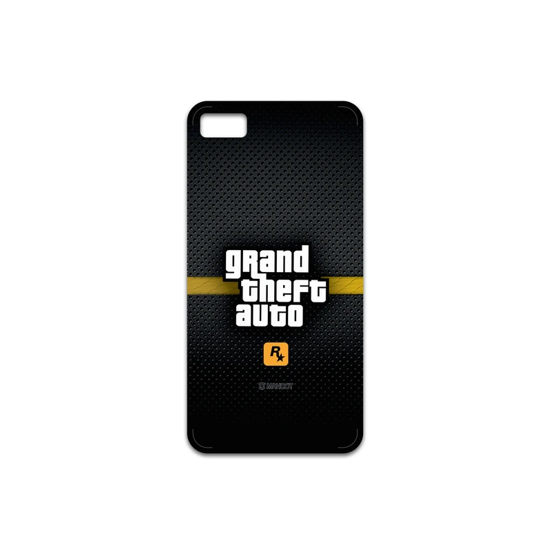 برچسب پوششی ماهوت مدل GTA-Game مناسب برای گوشی موبایل بلک بری Z10