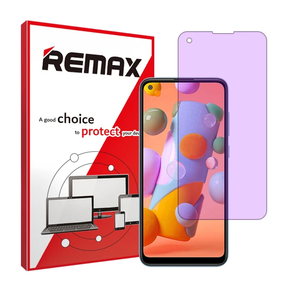 محافظ صفحه نمایش ضد اشعه بنفش ریمکس  مدل HyPRL مناسب برای گوشی موبایل سامسونگ Galaxy A11