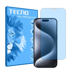 Tecno HyBLU model anti-blue screen protector suitable for Apple iPhone 15 Pro Max mobile phone
