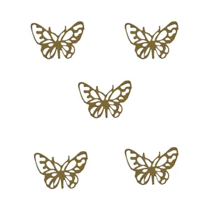 تزیین ناخن مدل پروانه مجموعه 5 عددی