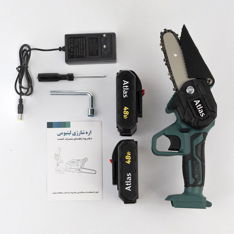 اره زنجیری شارژی اطلس مدل A4-New