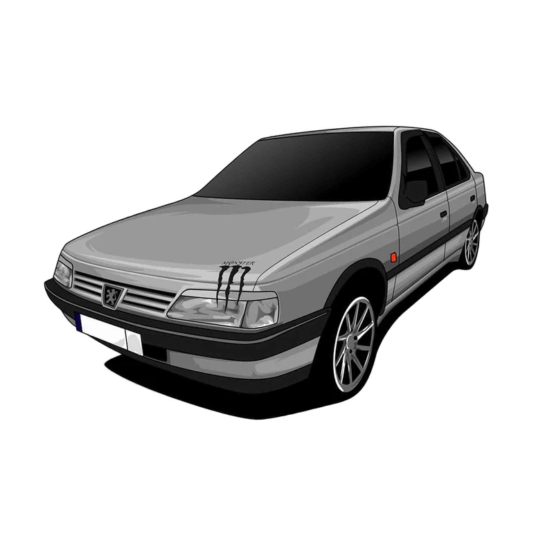 استیکر لپتاب طرح ماشین 405 کد 5115