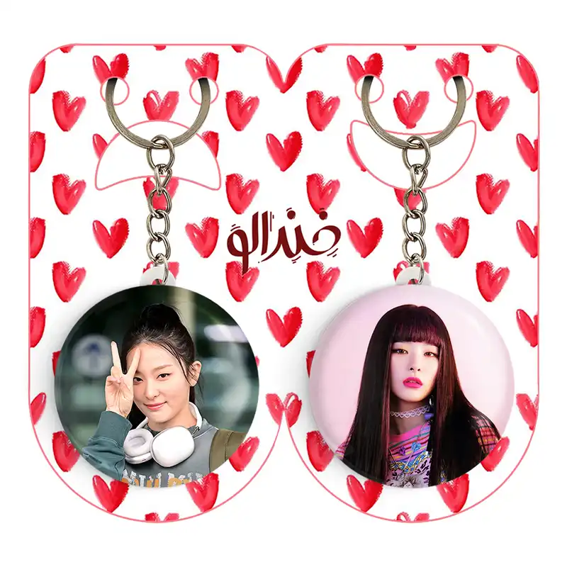 جاکلیدی خندالو مدل سولگی گروه رد ولوت Red Velvet کد 1963219630 مجموعه 2 عددی