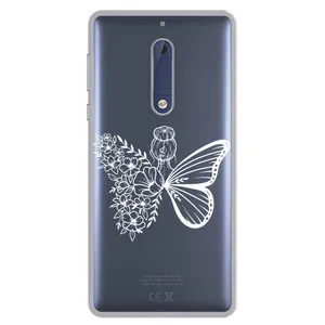 Megafone Butterfly Girl C53-W Cover For Nokia 5 