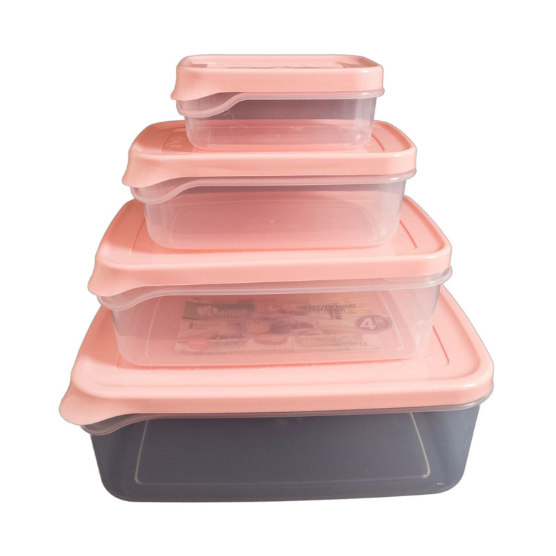 ظرف نگهدارنده مدل اشکان پلاست مجموعه 4 عددی