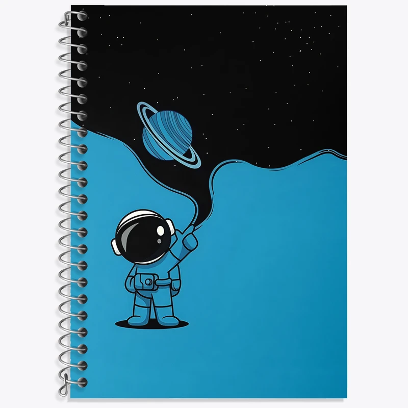 دفتر لغت 50 برگ خندالو طرح فضانورد کد N4367