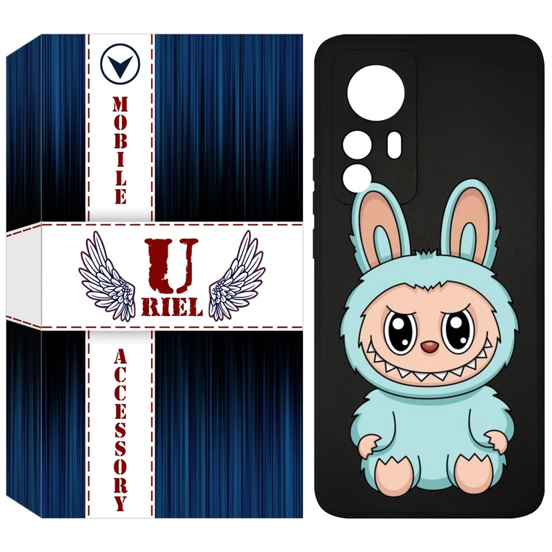 کاور یوریل قاب مدل KSH کد 144 طرح عروسک لبوبو مناسب برای گوشی موبایل شیائومی 12T Pro / Redmi K50 Ultra