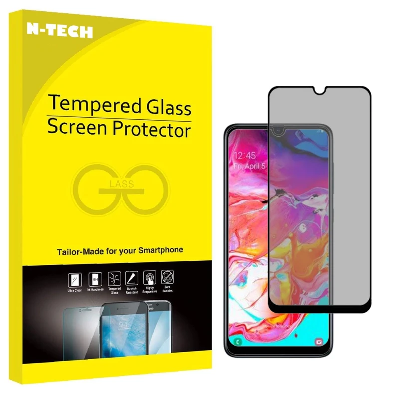 محافظ صفحه نمایش حریم شخصی انتک مدل PVT_01 مناسب برای گوشی موبایل سامسونگ Galaxy A70
