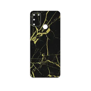 MAHOOT  Graphite-Gold-Marble Cover Sticker for Honor 9A