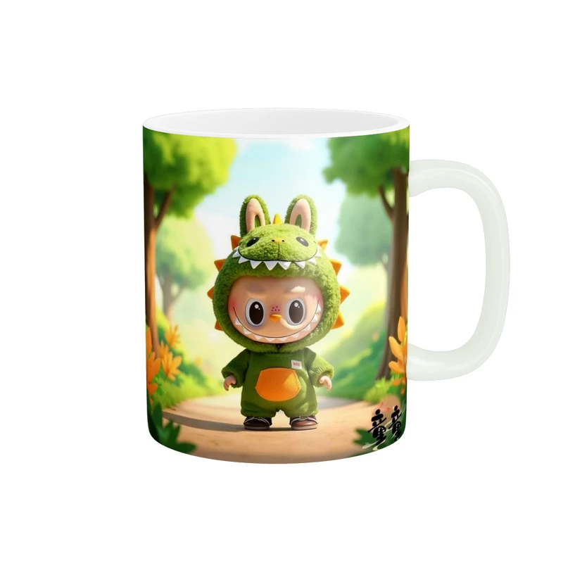 ماگ پاد آفرین مدل فانتزی طرح عروسک لبوبو ترند کد p10972