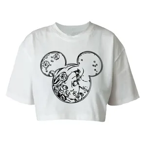 کراپ‌تاپ آستین کوتاه زنانه کد  s 71