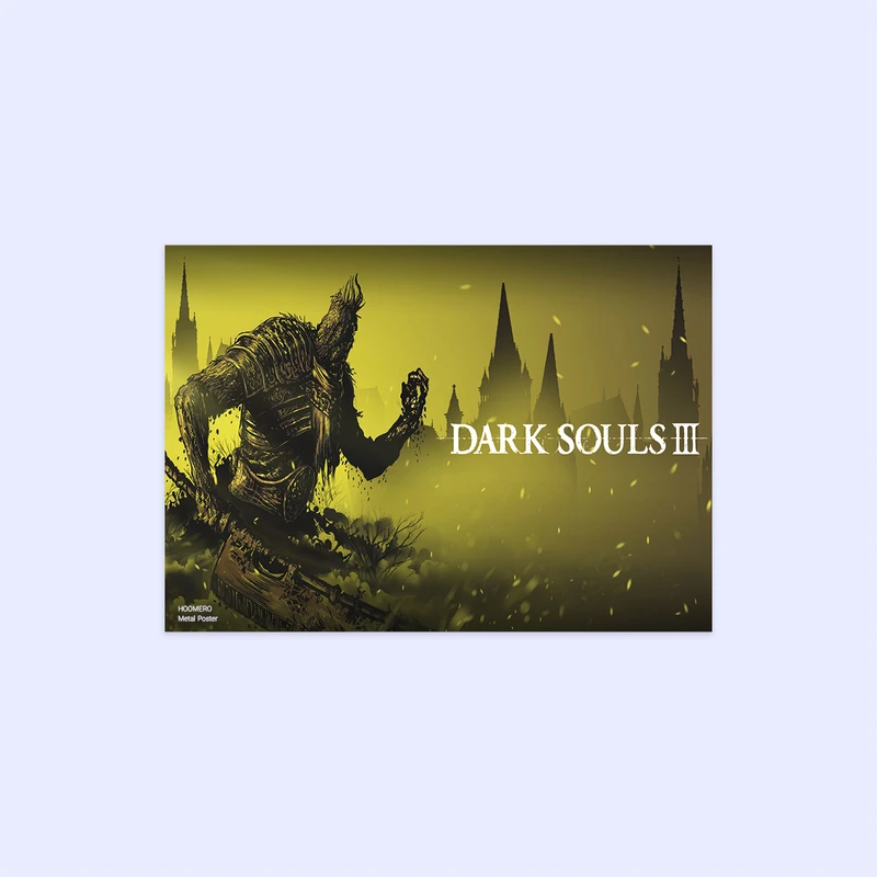 پوستر هومرو مدل فلزی طرح بازی دارک سولز کد PS301