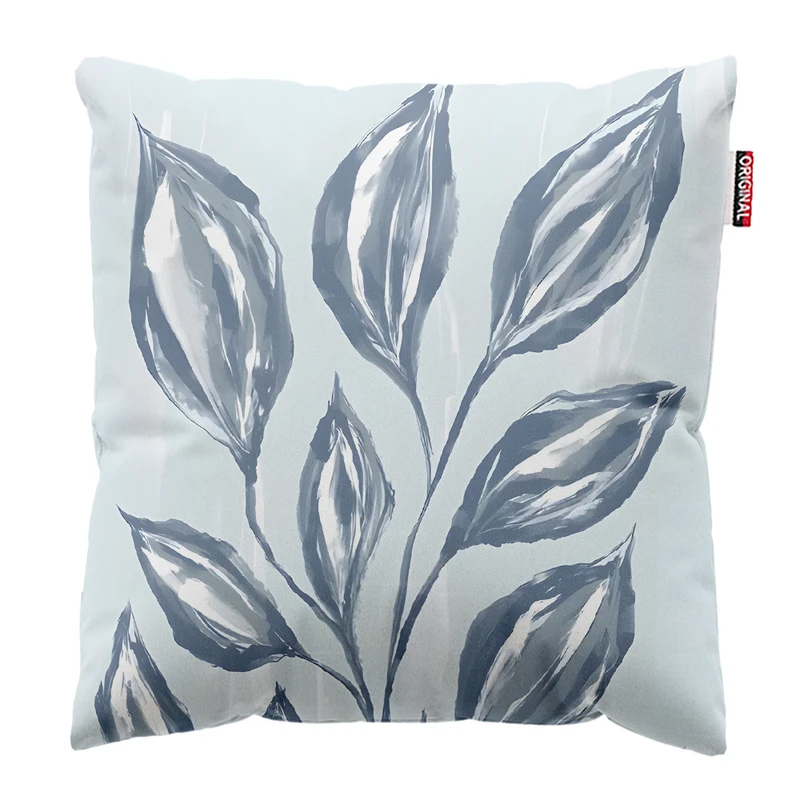 کوسن پاد آفرین مدل مینیمال طرح گل و برگ کد PK303146 سایز 30*30 سانتی متر