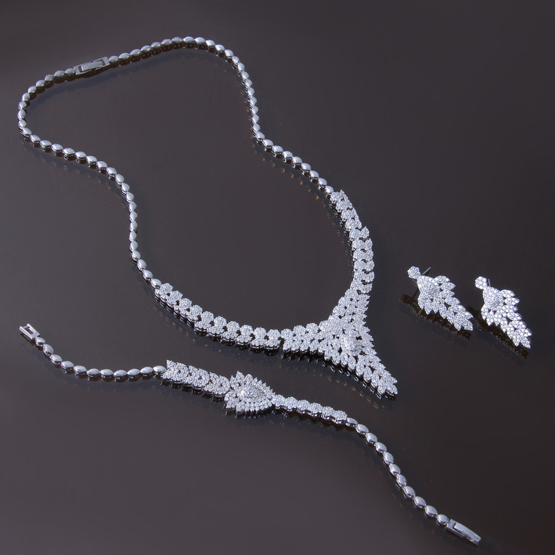  نیم ست نقره زنانه بازرگانی میلادی کد NTR_186