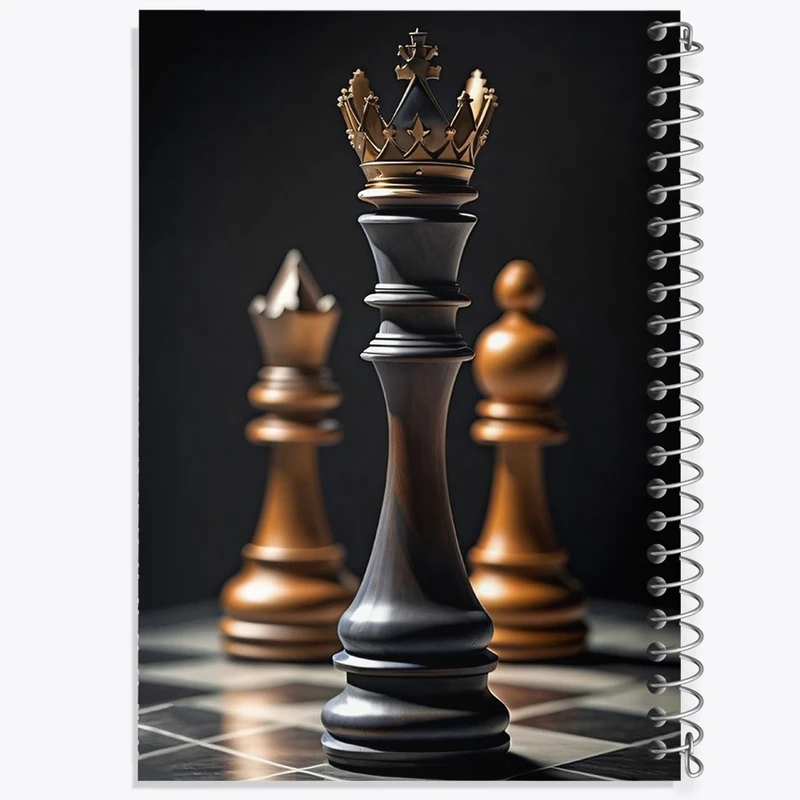 دفتر نقاشی 50 برگ خندالو طرح شطرنج کد F1844