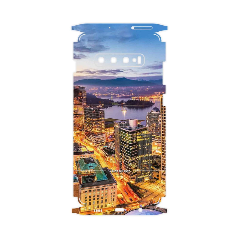برچسب پوششی ماهوت مدل City of Vancouver-FullSkin مناسب برای گوشی موبایل سامسونگ Galaxy S10 Plus