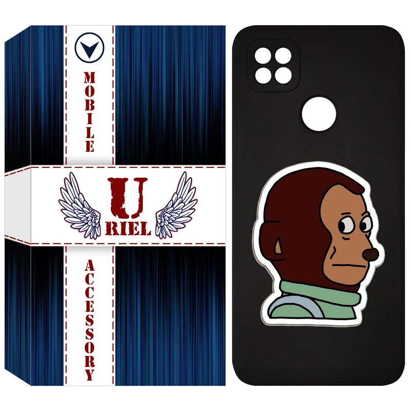 کاور یوریل مدل KSH کد 88 طرح میمون مناسب برای گوشی موبایل شیائومی Redmi 9C / 10A