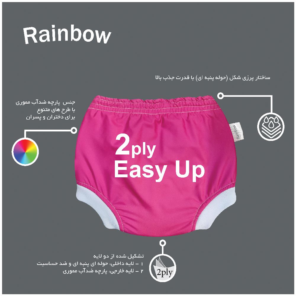 شورت آموزشی کودک رینبو مدل L-memory -  - 8