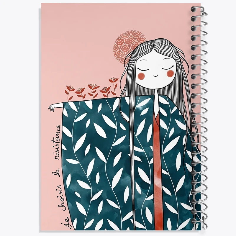 دفتر مشق 50 برگ خندالو طرح دخترانه کد N2783