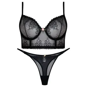 ست شورت و سوتین زنانه برتا مدل فنردار کد 5101-1031-BB